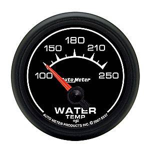 Autometer - Auto Meter ES Series, Water Temperature 100*-250*F (Short Sweep Electric)
