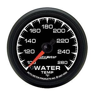 Autometer - Auto Meter ES Series, Water Temperature 100*-260*F (Full Sweep Electric)