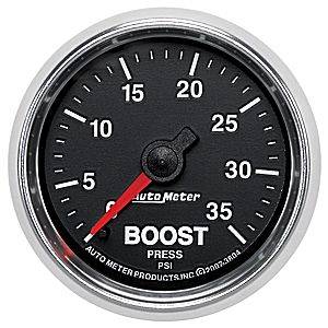 Autometer - Auto Meter GS Series, Boost Pressure 0-35psi (Mechanical)