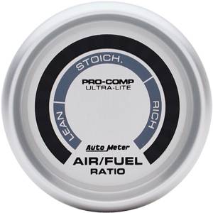 Autometer - Auto Meter Ultra Lite Series, Air Fuel Ratio-Lean-Rich (Full Sweep Electric)