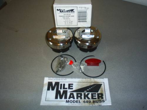 Mile Marker - Mile Marker Supreme Stainless Locking Hubs, Dana 60 35 Spline
