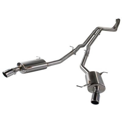 aFe - aFe MACH Force XP Down-Pipe Back Exhaust System, BMW (2011-12) 535i (F10) L6-3.0L (t) N55, Stainless T-304