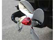 Bully - Bully Hitch Cover, 4 Blade Propeller w/ L.E.D.
