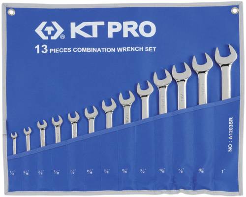 KT Pro Tools - KT Pro Combenation Wrench Set, SAE 12 point, 14 piece