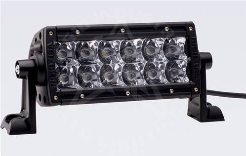 Rigid Industries - Rigid Industries, 6" E-Series LED Light Bar, Flood , Amber