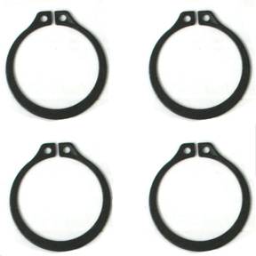 Yukon Gear & Axle - (4) Full Circle Snap Rings, fit 297X U-Joint with aftermarket axle.