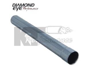 Diamond Eye Performance - Diamond Eye Exhaust, 4" Straight Pipe, 36" Aluminized (expanded on one end) - Image 2