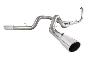 Exhaust - 4" Turbo/Down-Pipe Back Dual Exit Exhaust - MBRP - MBRP 4" Turbo Back, Ford (1999-03) F-250/F-350, 7.3L Power Stroke, Dual Exit, T409 Stainless
