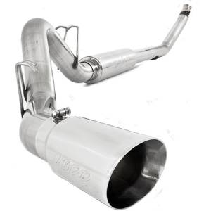MBRP 4" Turbo Back, Dodge (1994-02) 2500/3500, 5.9L Cummins, Single Side Exit, T304 Stainless