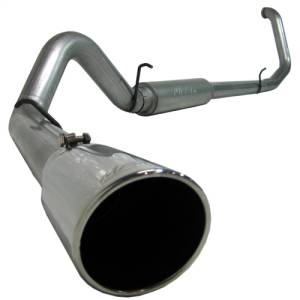 Exhaust - 4" Turbo/Down-Pipe Back Single Exit Exhaust - MBRP - MBRP 4" Turbo Back, Ford (1999-03) F-250/F-350, 7.3L Power Stroke, Single Side Exit, T409 Stainless