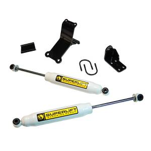 Steering/Suspension Parts - Steering Stabilizers - Superlift - Superlift Dual Steering Stabilizer Kit, Dodge (2014-15) 2500 & (13-15) 3500, 4x4, Superide Shocks (High Clearance)