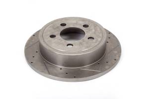 Stock Room - Alloy USA - Disc Brake Rotors (2), Drilled and Slotted; 90-99 Jeep Models