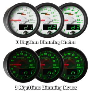 MaxTow Gauges - MaxTow White Double Vision EGT/Pyrometer Gauge, 1500 F - Image 3