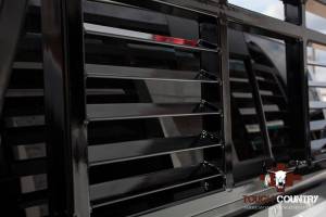 Tough Country - Tough Country Custom Louvered Headache Rack, Ford (1999-16) F-250, F-350, & F-450 With Rails - Image 3