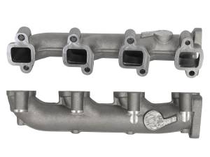 aFe - aFe Blade Runner Exhaust Manifold, Chevy/GMC (2001-16) 6.6L Duramax, Ported Ductile Iron - Image 2