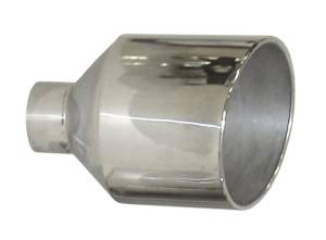 Pypes Monster Tip Exhaust Tip, 4" - 10" x 18" Angle, 304 Stainless Steel