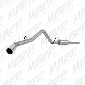 MBRP - MBRP Cat Back Exhaust, Chevy/GMC (2014-17) 1500, 4.3L/5.3L, Single Side Exit, T-409 Stainless - Image 3