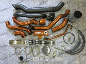 Turbos/Superchargers & Parts - Performance Twin Turbo Kits - Werhli Custom Fabrication - Wehrli Custom Fab Twin Turbo Kit, Chevy/GMC (2001-04.5) 6.6L Duramax (S400/Stock)