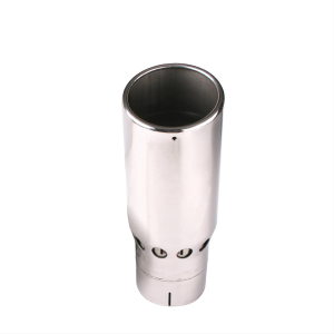 Exhaust Tips - Exhaust Tips, 4" Inlet - Diamond Eye Performance - Diamond Eye Exhaust Tip, 4" - 5" x 16" Angle, T-304 Stainless, Vented, Single Wall Rolled Edge