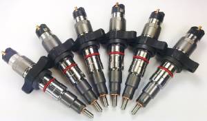 Fuel Injection Parts - Fuel Injectors - Dynomite Diesel - Dynomite Diesel Fuel Injector Set, Dodge (2003-04) 5.9L Cummins, (50HP)