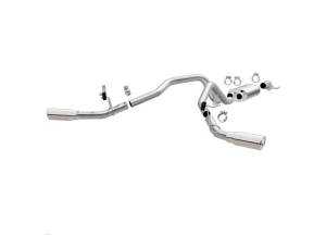 Exhaust - 3" Cat Back Exhaust - Magnaflow - Magnaflow 3" Cat Back Exhaust Kit, Ford (2015-18) F-150 5.0L, Stainless Single Side Exit