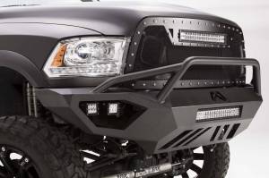 Fab Fours Vengeance Front Bumper, Dodge (2010-18) 2500-3500, With Prerunner Bar