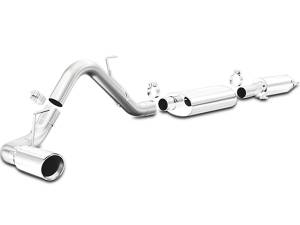 Magnaflow MF Series Single Exhaust System, Ford (2011-14) 5.0L, Stainless Single Rear Exit