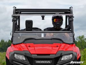 SuperATV - Honda Pioneer 700 Scratch Resistant Flip Windshield - Image 2