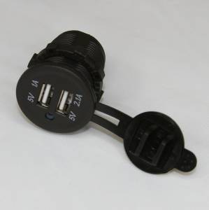 BTR Products - BTR Round USB Power Port, 1-1/8" Dual (1A & 2.1A) - Image 4