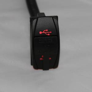 BTR Products - BTR Switch Style USB Power Port, C-Series (Dual 3.1A) Red - Image 4
