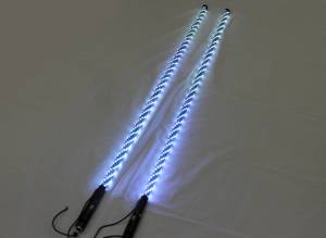 BTR Products - BTR Whip Lights, Twisted Multicolor 5' Whip Pair w/ Remote - Image 7