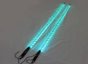 BTR Products - BTR Whip Lights, Twisted Multicolor 5' Whip Pair w/ Remote - Image 12