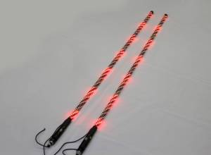 BTR Products - BTR Whip Lights, Twisted Multicolor 5' Whip Pair w/ Remote - Image 17