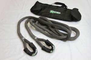 Viper Ropes, 1" x 30' Off-Road Recovery Rope, Grey