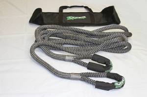 UTV Winches/Recovery Ropes - Recovery Ropes/Shackles - Viper Ropes - Viper Ropes 7/8" x 30' Off-Road Recovery Rope, Grey