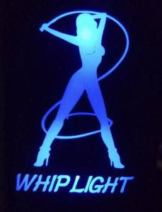 BTR Products - BTR C-Series Rocker Switch, Whip Light With Girl (On-Off) Blue - Image 2