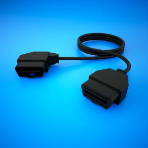 HP Tuners  - HP Tuners MPVI2 OBD-2 5 FT Cable Extension Right Angle