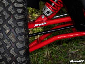 SuperATV - Polaris RZR XP Turbo S High-Clearance A Arms (Red) - Image 5