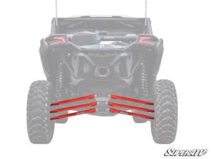 SuperATV - Can-Am Maverick X3, 64 inch, Boxed Radius Arms Complete Kit (Red) - Image 3