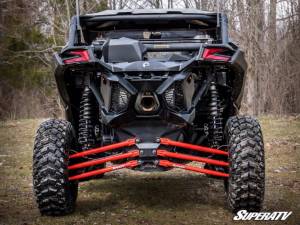 SuperATV - Can-Am Maverick X3, 64 inch, Tubed Radius Arms Complete Kit (Red) - Image 3
