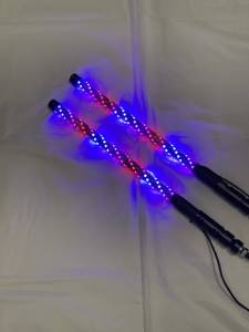 BTR Products - BTR Whip Lights, Twisted Multicolor 2' Whip Pair w/ Remote - Image 8