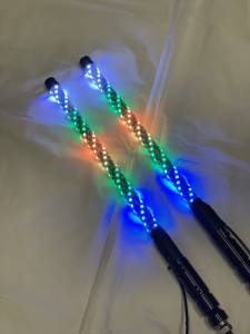 BTR Products - BTR Whip Lights, Twisted Multicolor 2' Whip Pair w/ Remote - Image 12