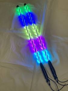 BTR Products - BTR Whip Lights, Twisted Multicolor 3' Whip Pair w/ Remote - Image 2