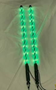 BTR Products - BTR Whip Lights, Twisted Multicolor 3' Whip Pair w/ Remote - Image 15