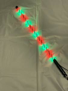 BTR Products - BTR Whip Lights, Twisted Multicolor 3' Whip Single w/ Remote - Image 7