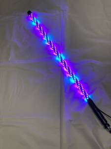 BTR Products - BTR Whip Lights, Twisted Multicolor 3' Whip Single w/ Remote - Image 9