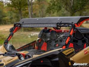 SuperATV - Can-Am Maverick X3 Full Windshield, Scratch Resistant Polycarbonate -Clear, (Machines Without Factory Intrusion Bar) - Image 2