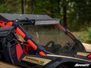 SuperATV - Can-Am Maverick X3 Full Windshield, Scratch Resistant Polycarbonate -Light Tint (Machines Without Factory Intrusion Bar) - Image 4