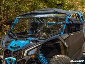 SuperATV - Can-Am Maverick X3 Full Windshield, Standard Polycarbonate -Clear (Machines with Factory Intrusion Bar) - Image 3