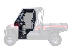 Kawasaki Mule Cab Enclosure Doors, (2 Door) Scratch Resistant Polycarbonate- Light Tint